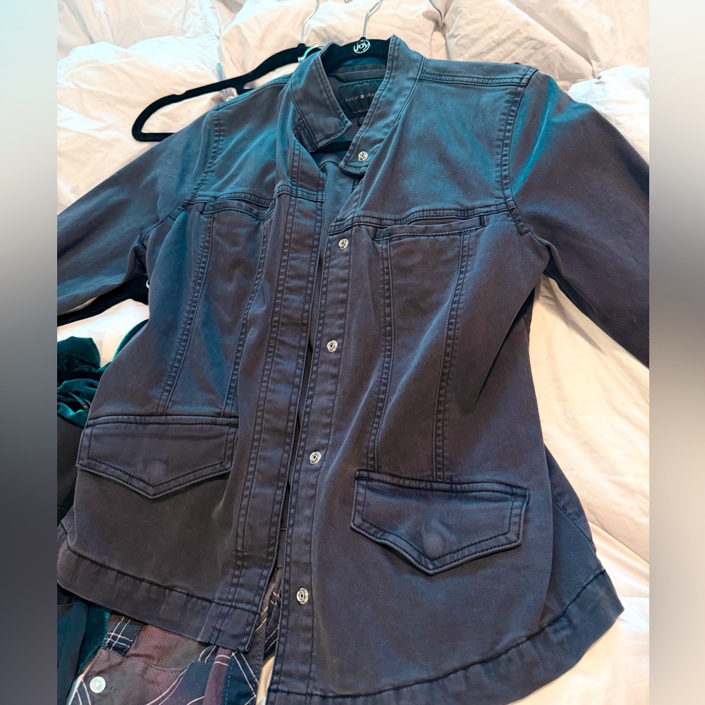 Lucky brand denim moto jacket